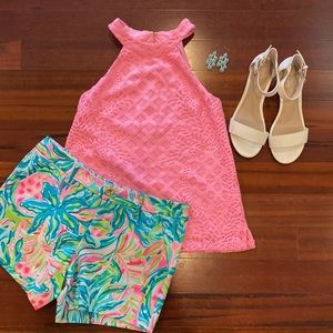 NWT XXS Lilly Pulitzer Rayanne Top in Pelican Pink
